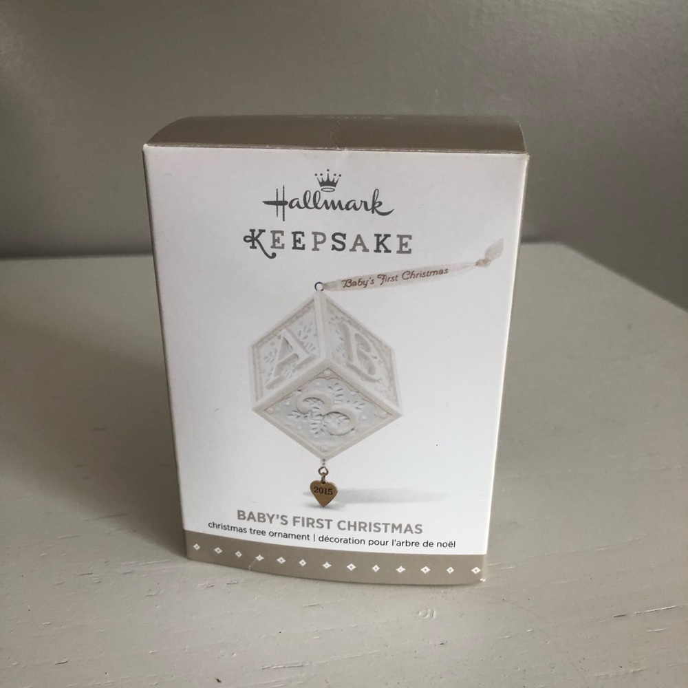 Keepsake Ornament - Baby’s First Christmas 2015